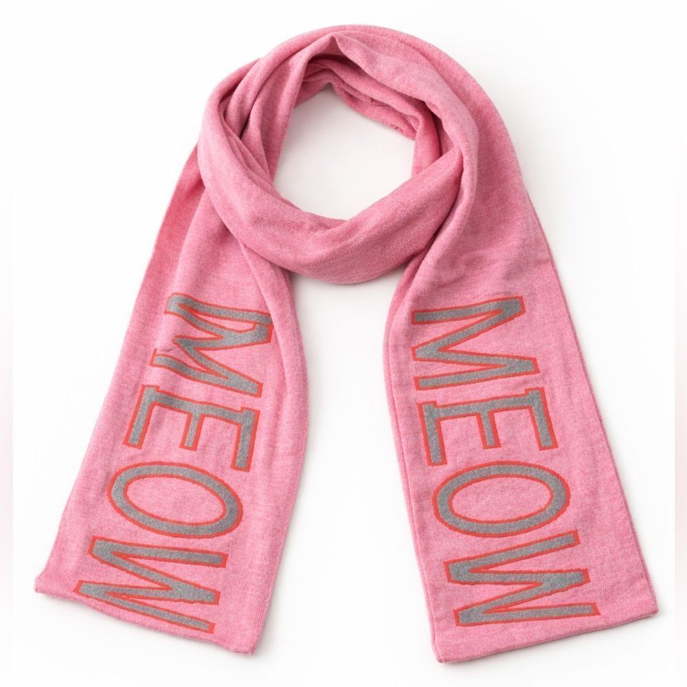 J. Crew CREWCUTS VINTAGE CAT MEOW THICK WOOL BLEND WRAP SCARF J.Crew
